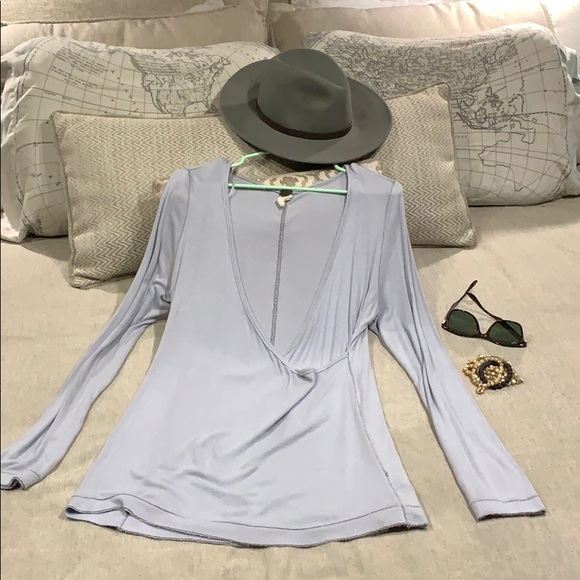 🌅Free People Clingy Super Love cut Long sleeves T - Picture 6 of 16